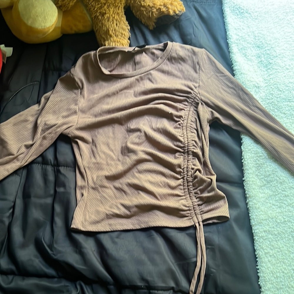 Brown Fitted Shirt